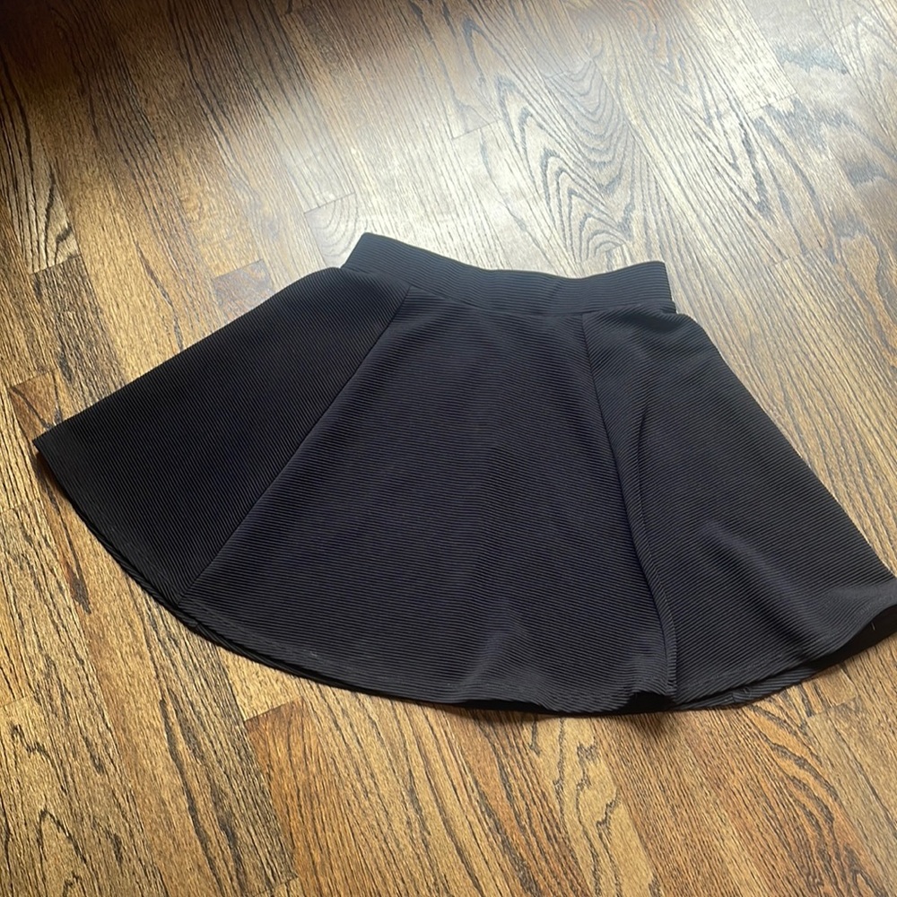 H&M Black Skater Skirt size small